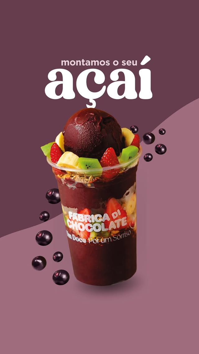 Açaí da Fábrica Di Chocolate